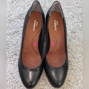 Black Leather Pumps Sz 6.5